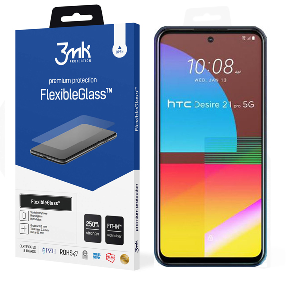 

Szkło FlexibleGlass 3MK do Htc Desire 21 Pro 5G