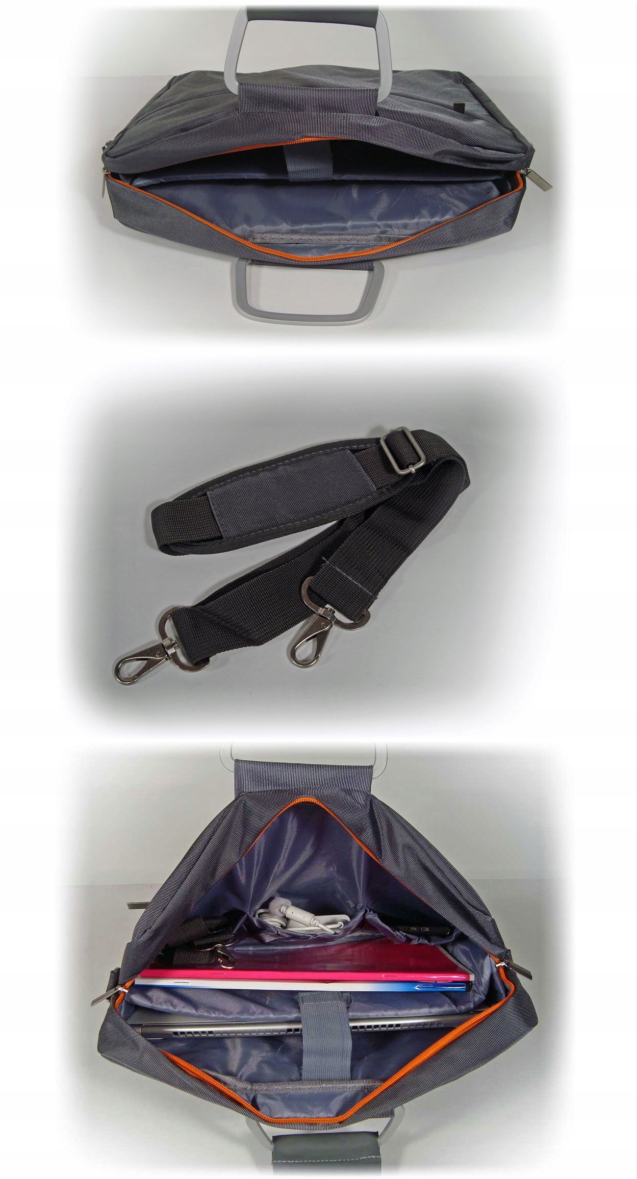 AKTÓWKA TORBA NA LAPTOPA 13 14 15,4 15,6 16 KOLORY Wysokość 30 cm