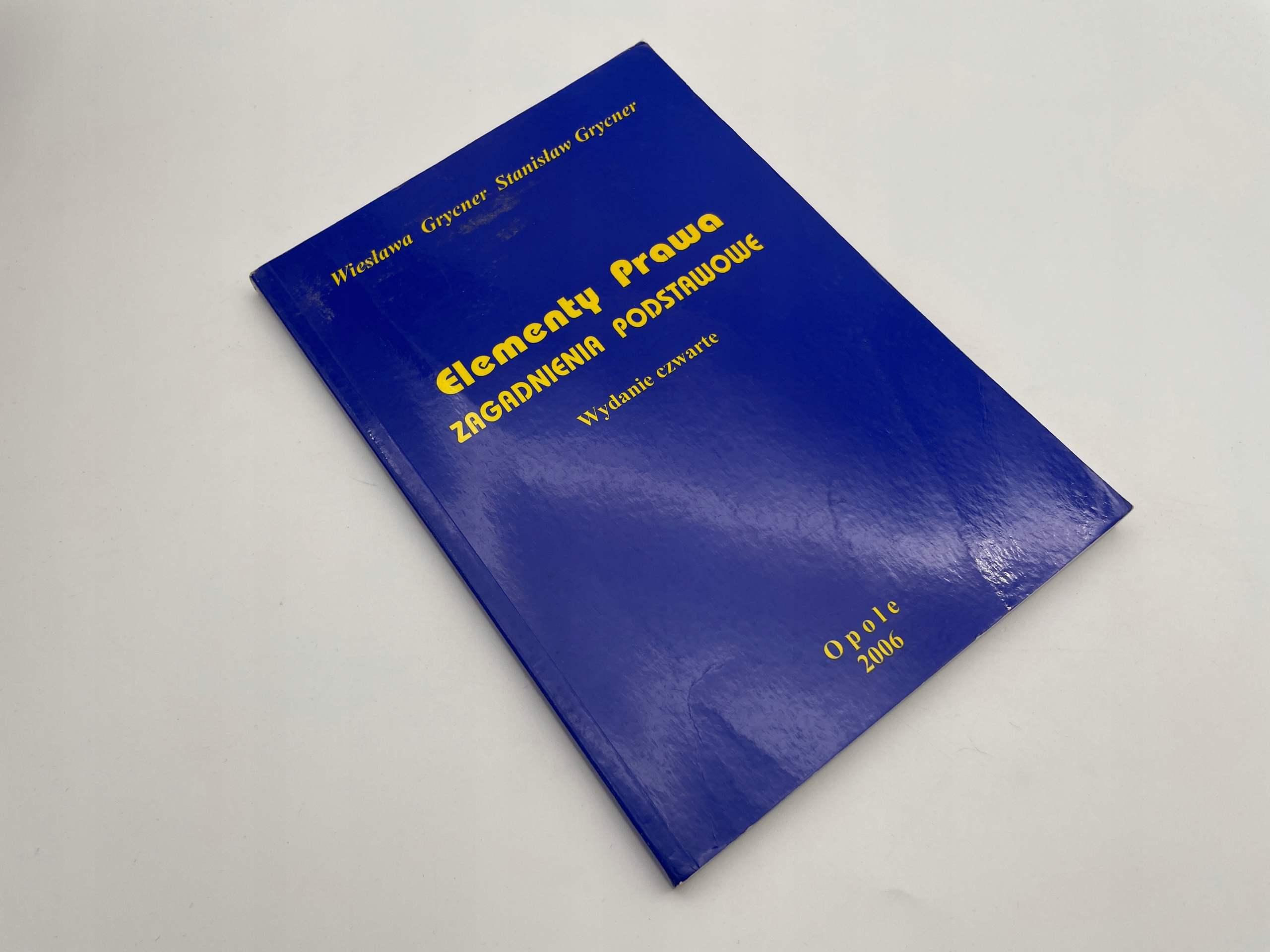 Elementy prawa zagadnienia podstawowe Wiesława, Stanisław Grycner