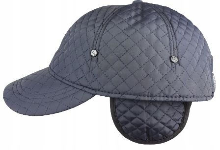 Mes tmavě modrá Pánská zimní kšiltovka s pikovým ortalionovým náušníkem 56-58