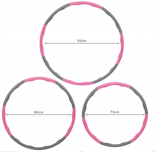 HULA HOP DO ĆWICZEŃ 95CM TRAVEL BLUE Model HULA HOOP