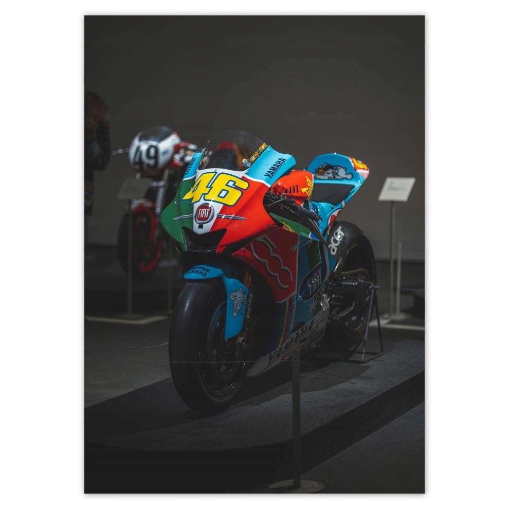 

Plakaty 50x70 Fiat Motocykl Ścigacz