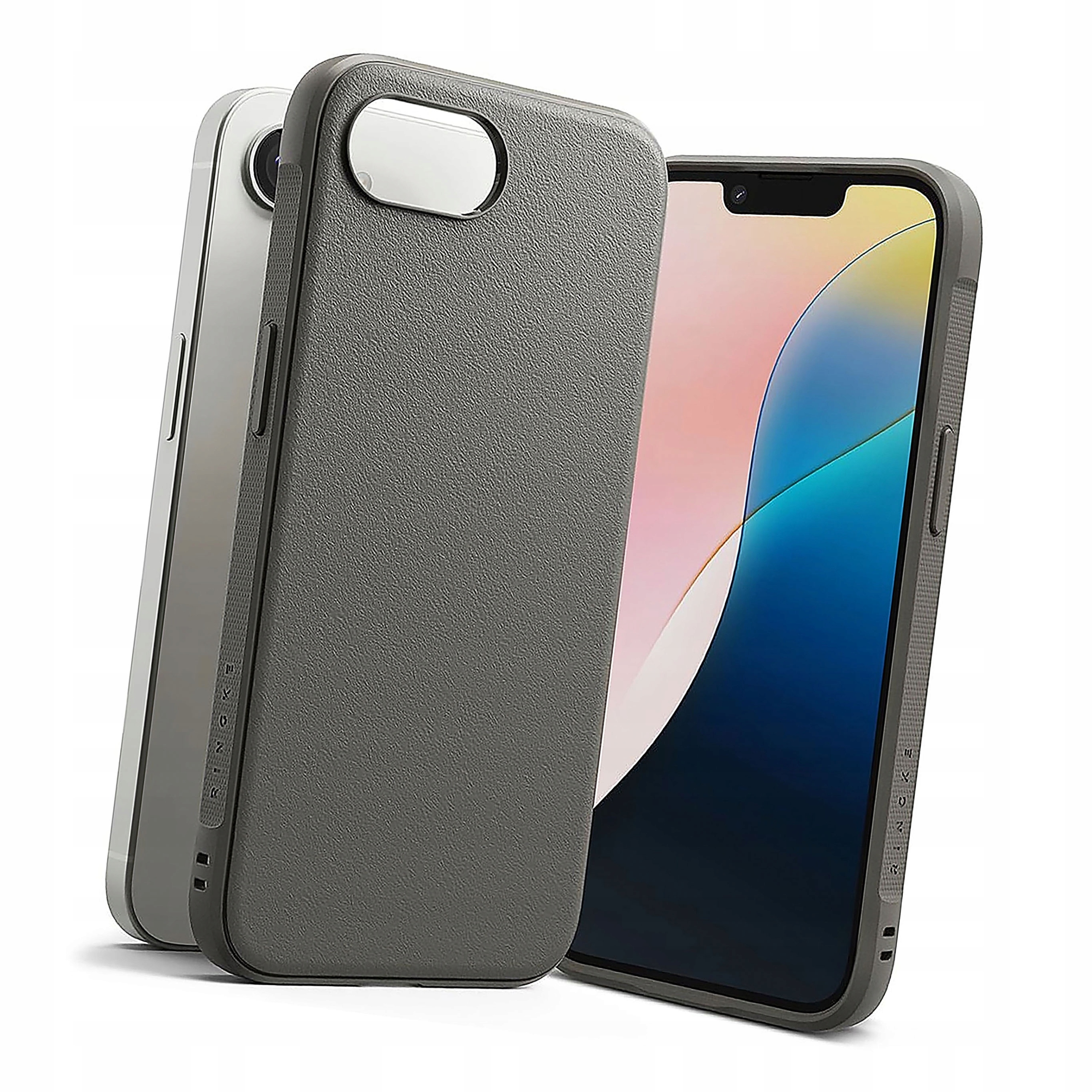 Plecki Etui Ringke Onyx do iPhone 16e szare