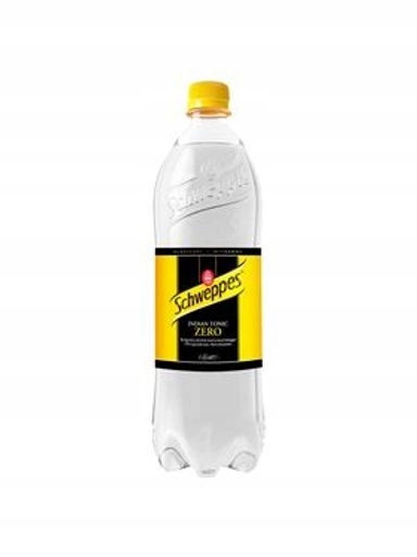 8 x Schweppes Indian Tonic Zero Sycený Nápoj 850 ML