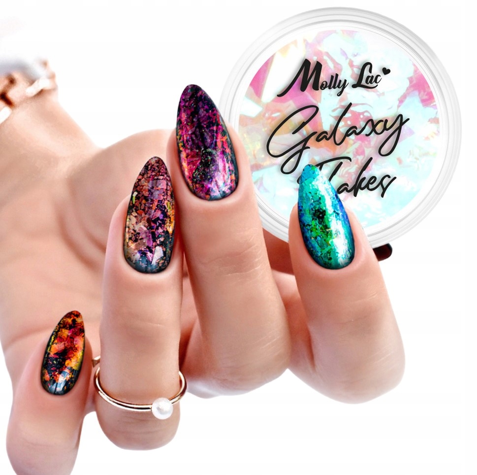 

Płatki Opalizujące Ozdoba Galaxy Flakes Mollylac