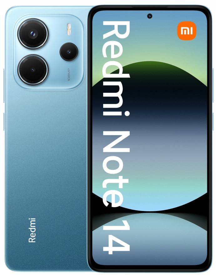 Smartfon Xiaomi Redmi Note 14 6/128GB 6.6” 120Hz 108Mpix Ocean Blue