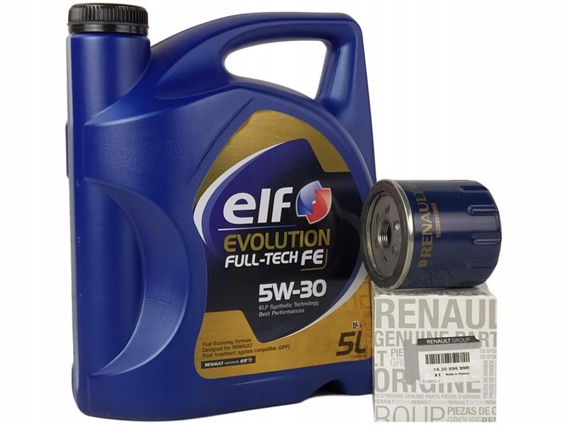 ELFFULLTECHFE5W305L - OE RENAULT ФИЛЬТР + МАСЛО 5W30 SCENIC III 1.5 DCI