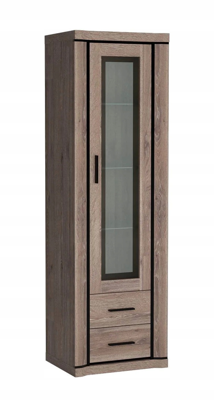 Wysoka wąska witryna słupek do salonu