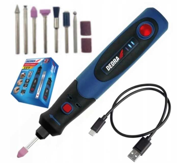 DEDRA DED7940Z1 MINISZLIFIERKA BEZPRZEWODOWA 3,6V