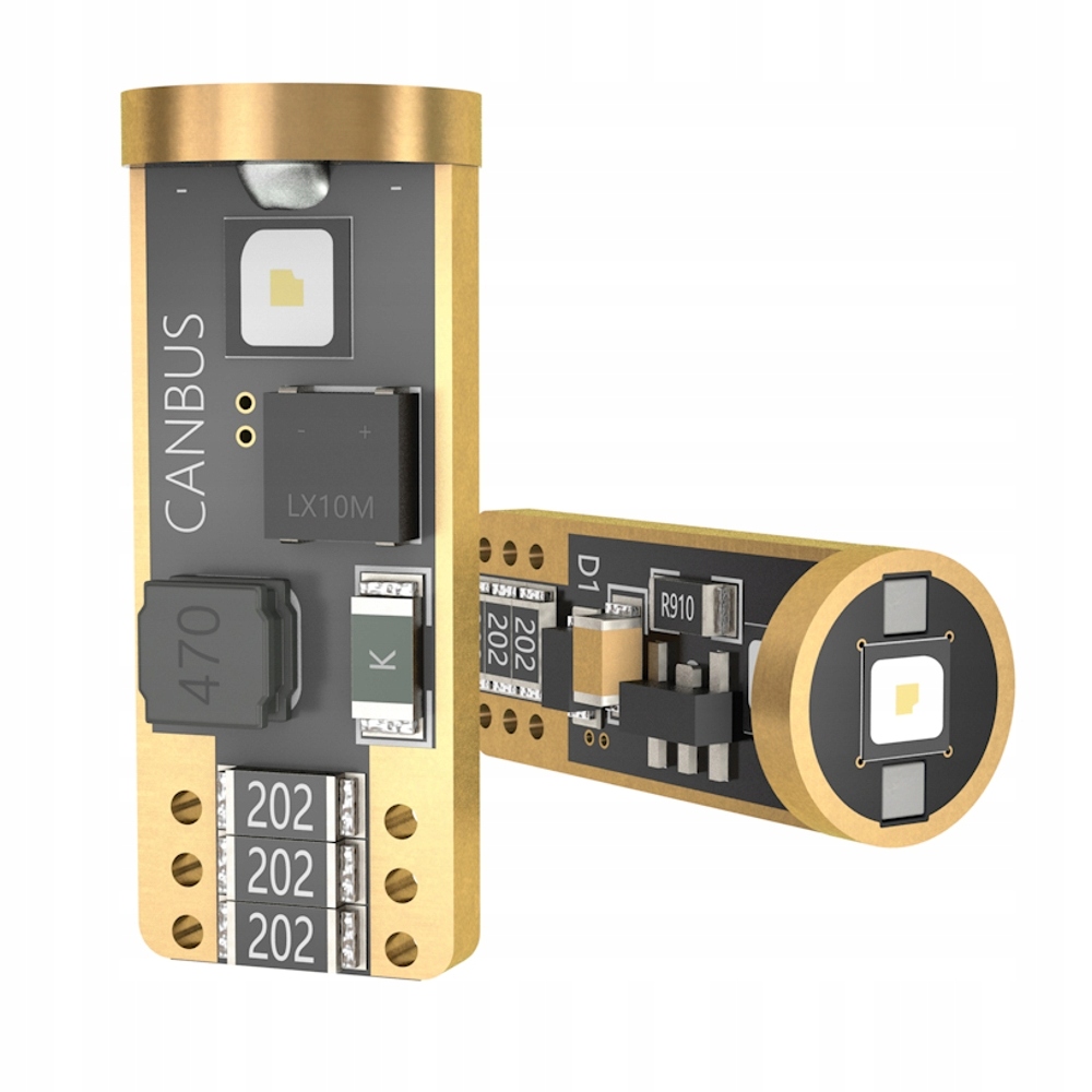 2x Żarówka Led W5W T10 S5 Krystaliczna biel Mocne Canbus Diody Csp 3xCSP383