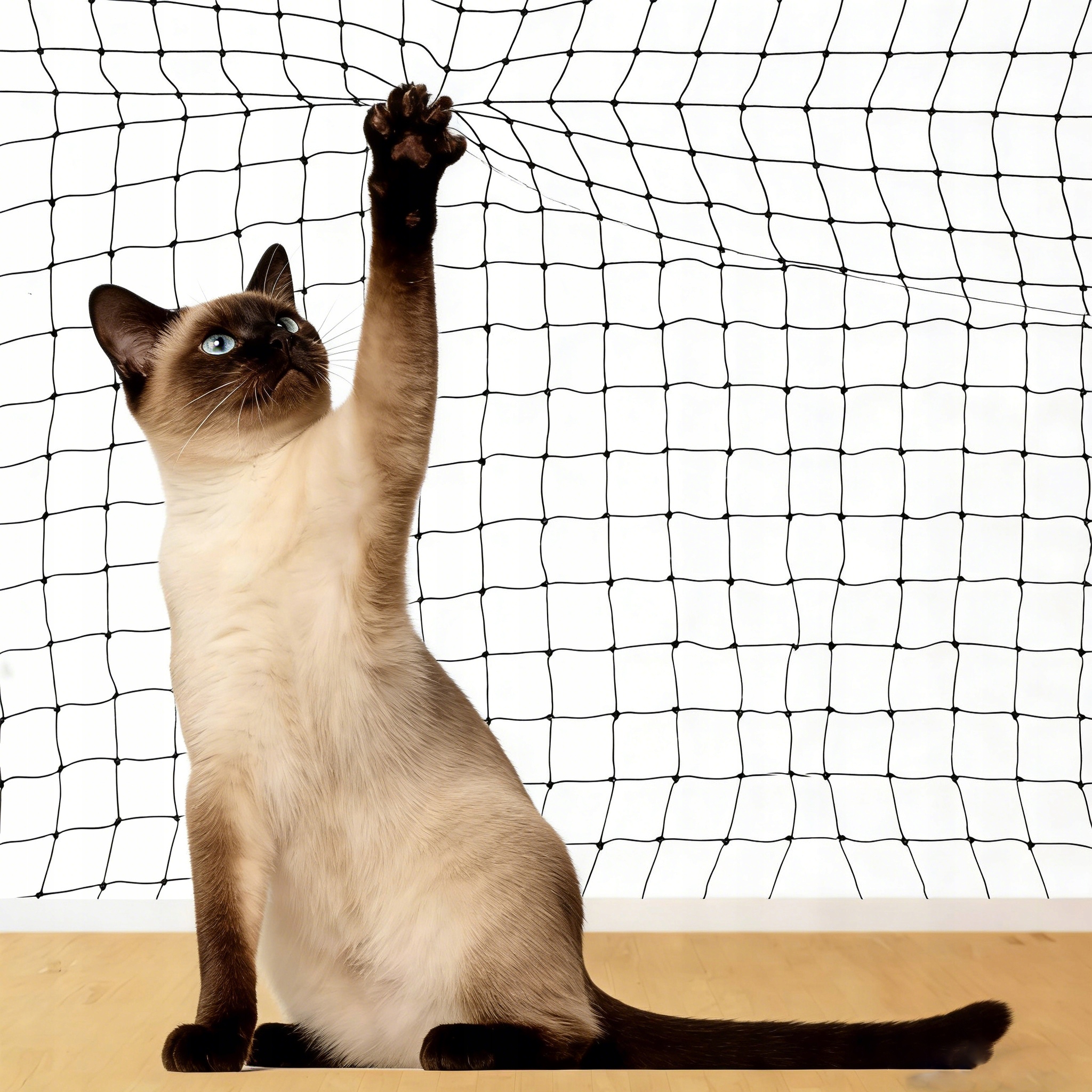 Levně Síťka Pro Kočky Na Balkon Hrubé Očko 2,6 cm Řezaná Na Míru