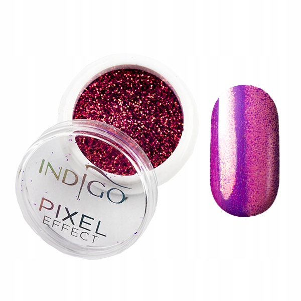 Indigo Pyłek Efekt Pixel Effect Neon Lila