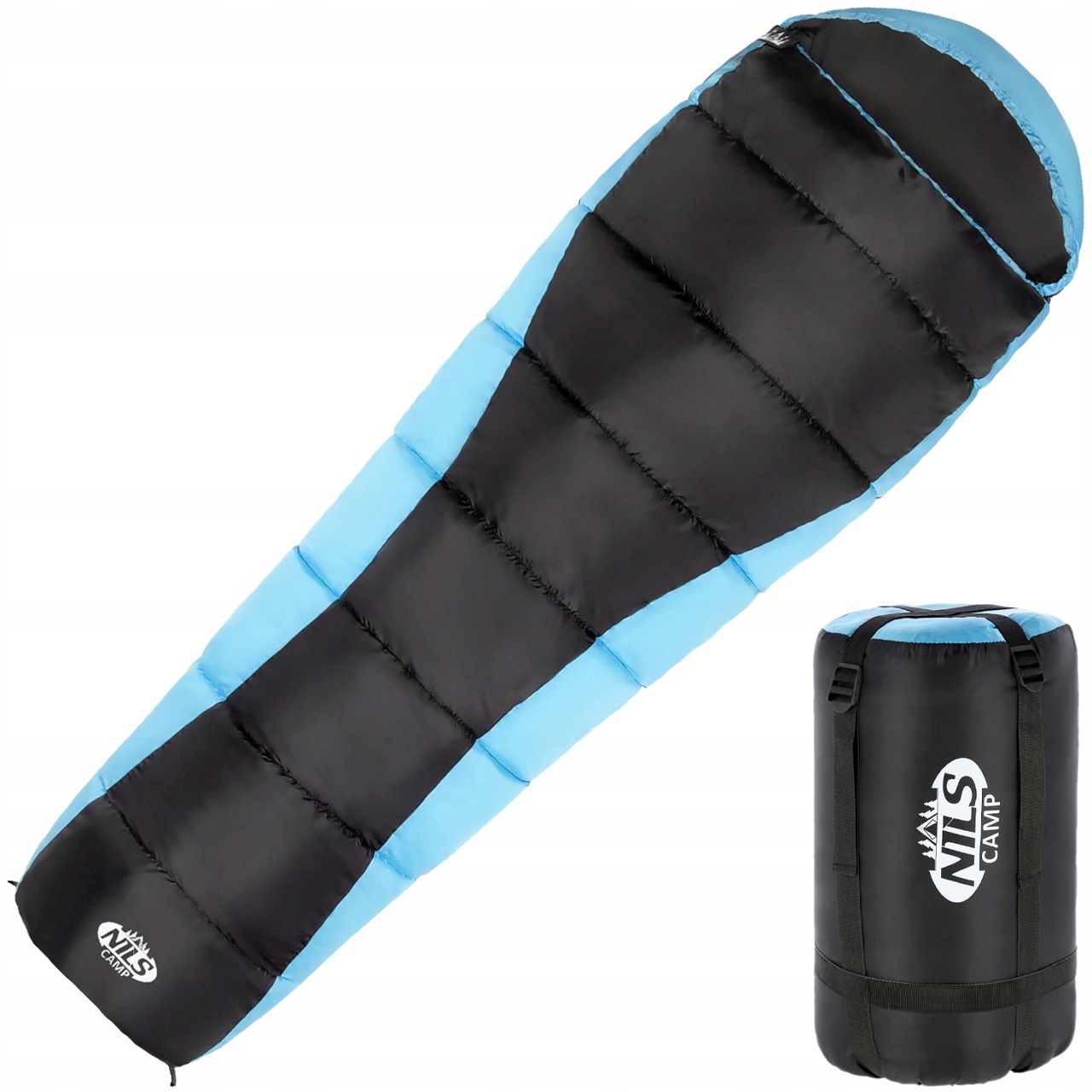 Śpiwór Turystyczny Mumia Zimowy Nils 190cm Temperatura komfortu: 0 10°C