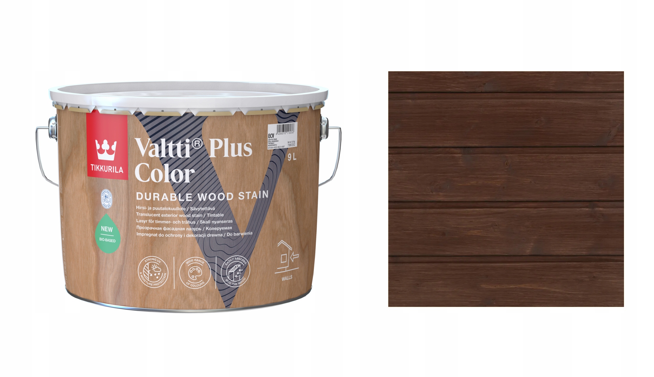 Tikkurila Valtti Plus Barva 9L 233A Filly Rychleschnoucí Impregnace