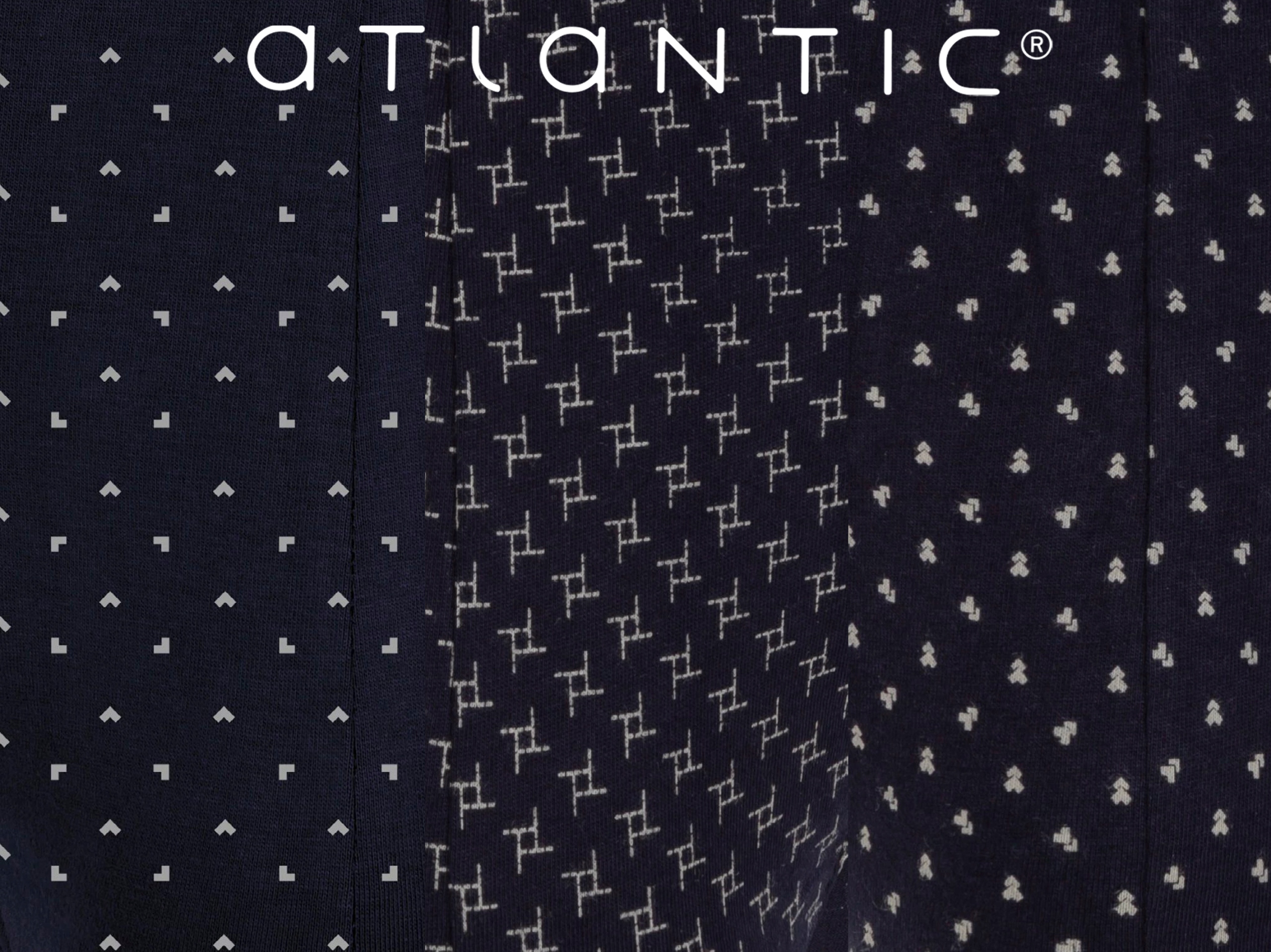 ATLANTIC 3MP-101/04 Slipy CLASSIC 3 pak baw. granat XXL Rozmiar XXL
