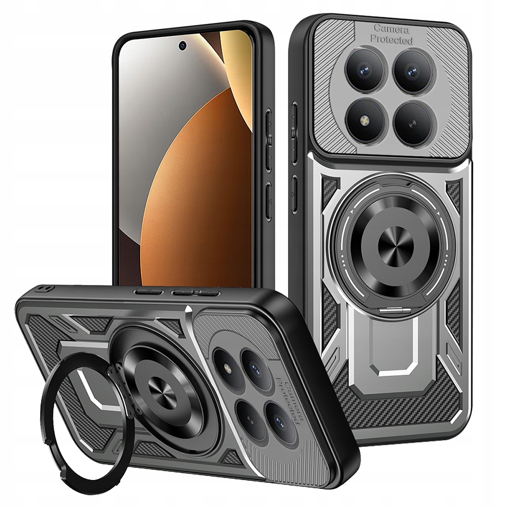 Techsuit etui RuggedCam z aparatu Xiaomi Redmi Note 15 Pro 5G szare