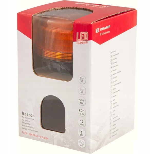Lampa błyskowa ostrzegawcza LED KOGUT na uchwyt Numer katalogowy części LA20028