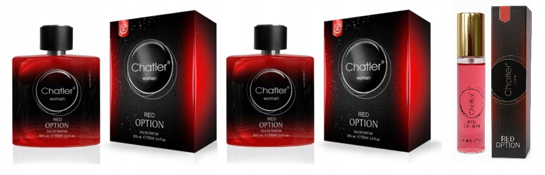 Chatler Red Option Woman 2x100 ml 30 ml dámská parfémovaná voda