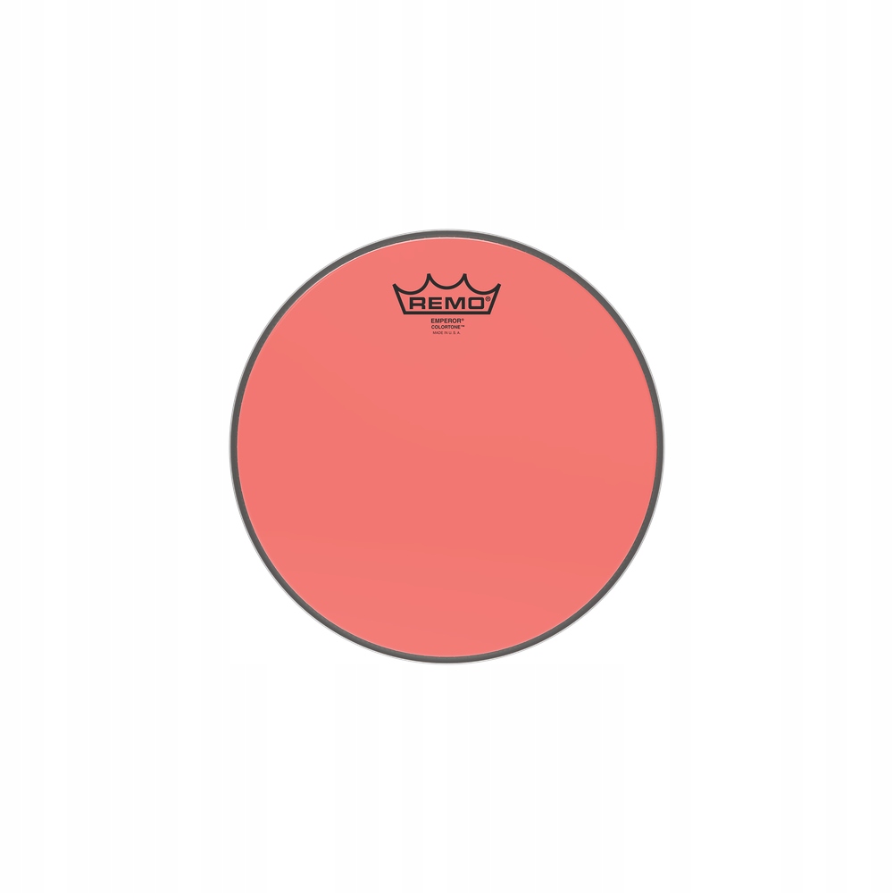 Remo Emperor Colortone Red 8"