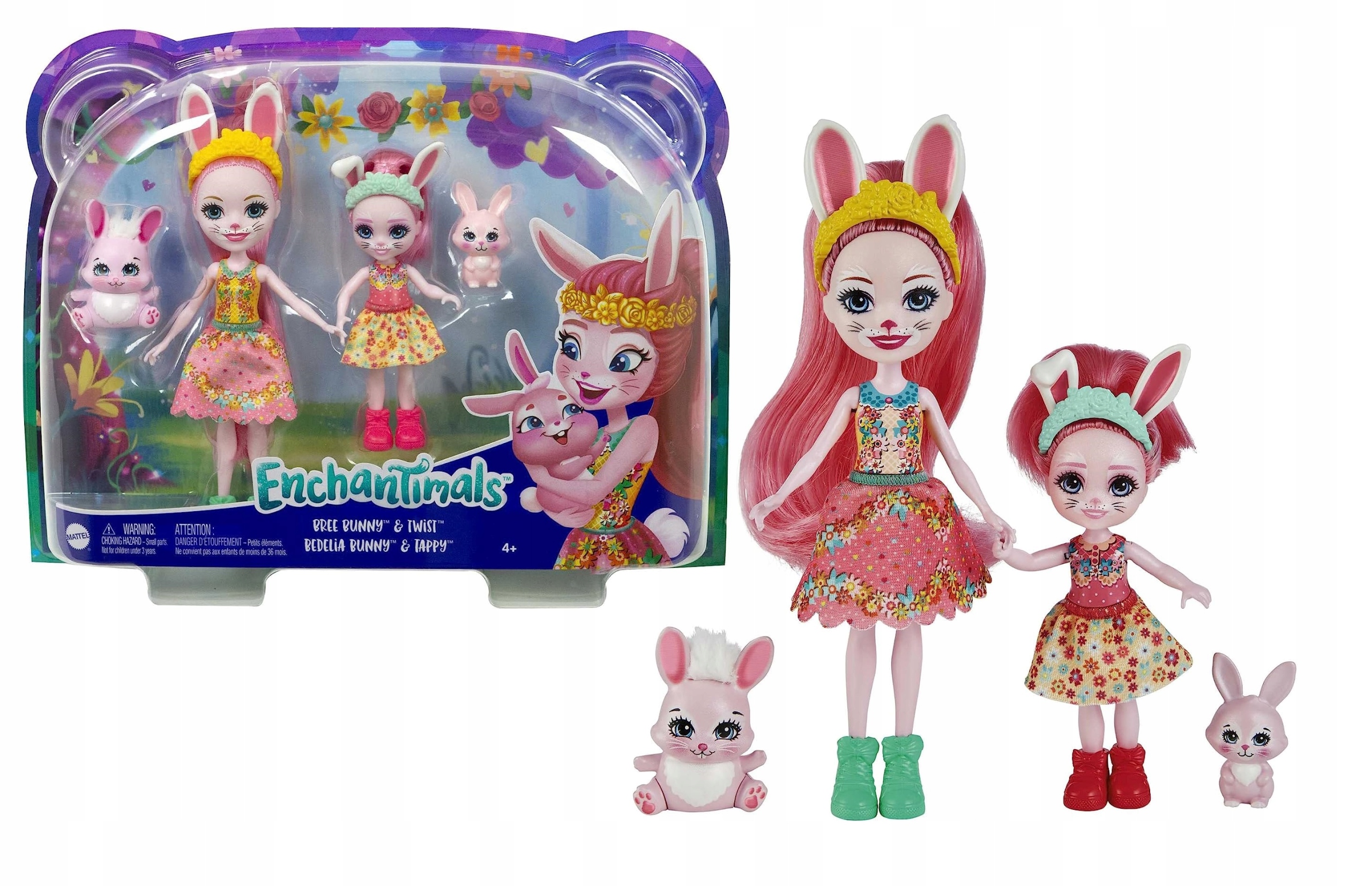 

Enchantimals Zestaw Lalki Siostry Króliczki HCF84