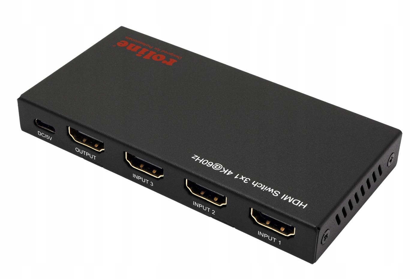 Roline Hdmi přepínač 3:1, 4K@60Hz, dálkové ovládání