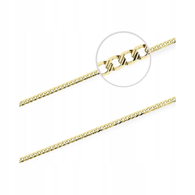 Řetízek zlatý 585 14kt elegantní model pro každodenní nošení R42 pro přívěsek 2.26g