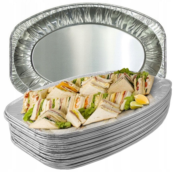 

Patera Aluminiowa Taca Catering Gastro Talerz M