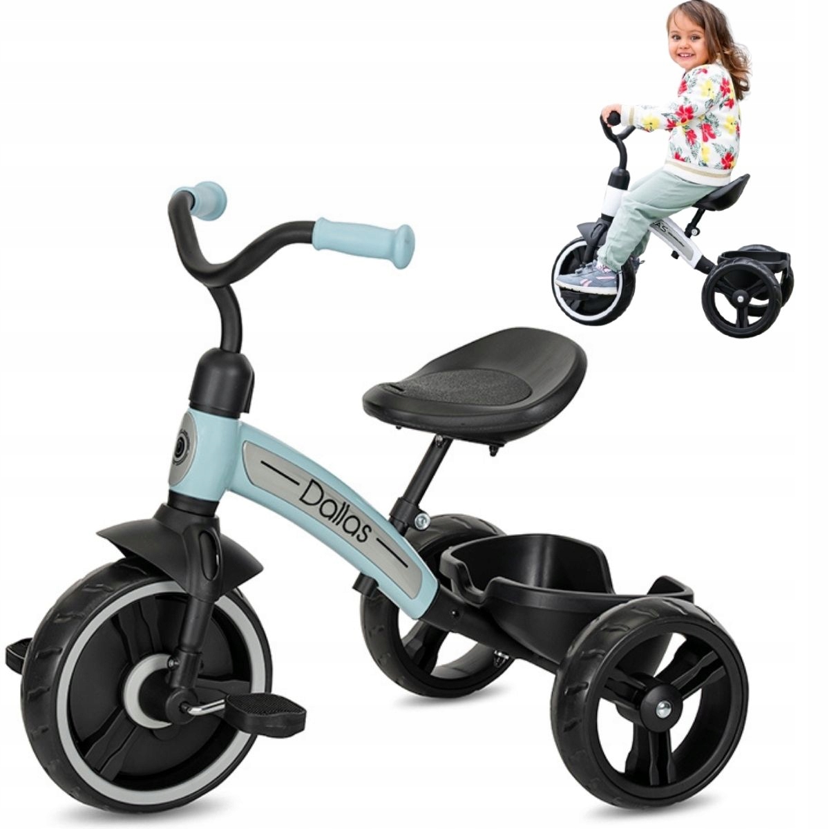 Rowerek Trójkołowy dla Dziecka Lekki i Zwrotny dla Dwulatka