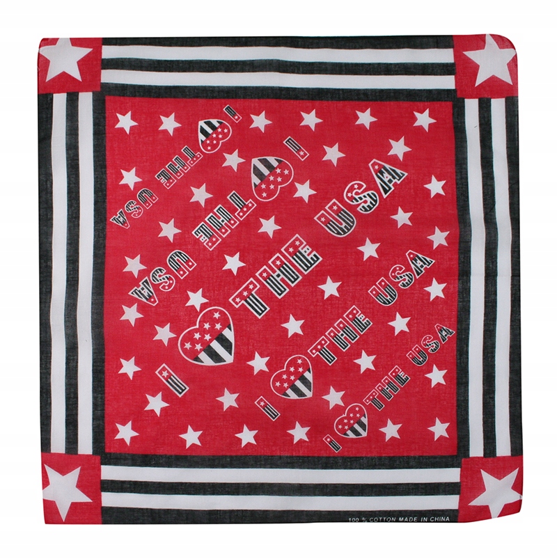

Bawełniana Bandana Bandamka I Love The Usa -alties