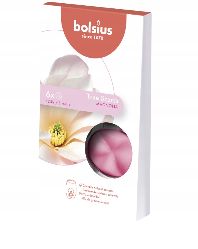 

Wosk zapachowy do kominka kwiatowy Magnolia 6szt