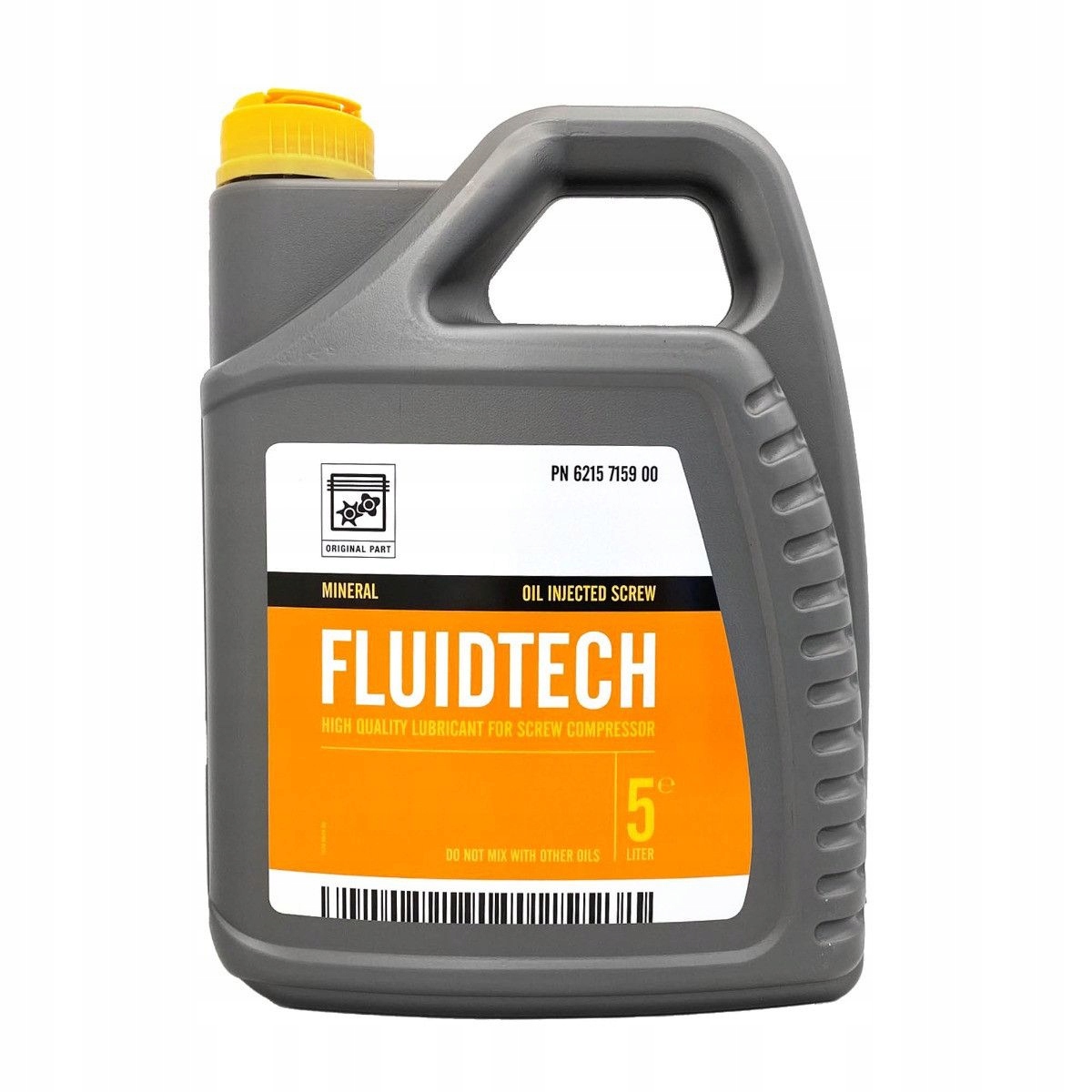 Olej sprężarkowy mineralny do kompresorów sprężarek śrubowych Fluidtech 5L