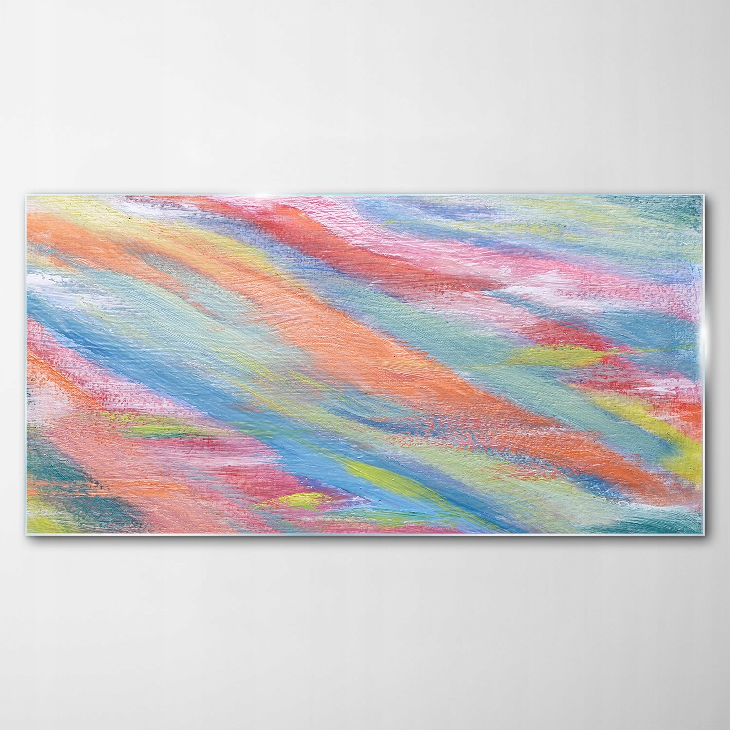 Obraz na skle Dekor Akvarely Abstrakcia 140x70