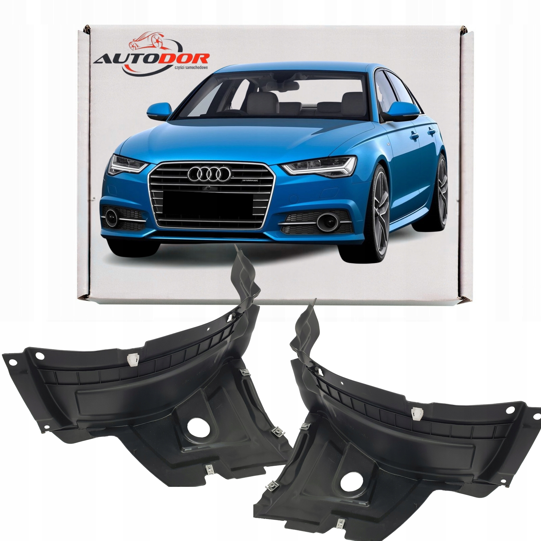 Audi A6 C7 2014-2018 Nadkola Spoilery Zakola Přední Nová Pravá Levá Sada