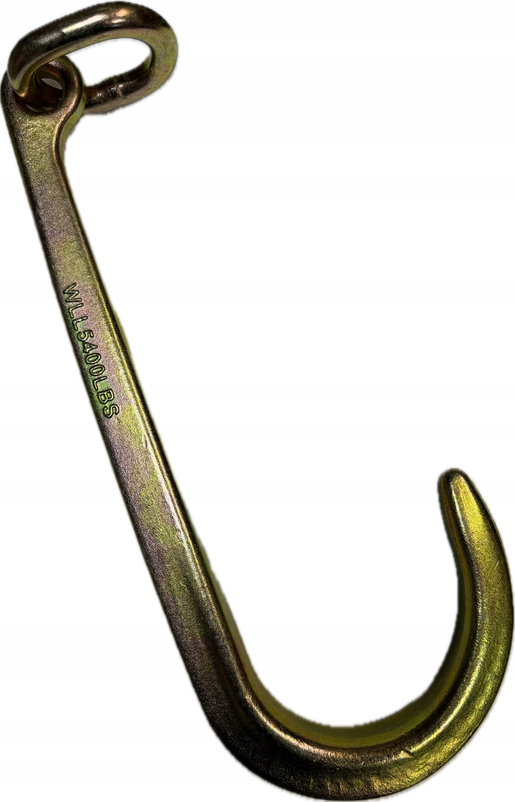 Velký očkový hák s uchem a článkem 38 Cm x 15,5 cm Autopřepravník Nosnost 2450 kg