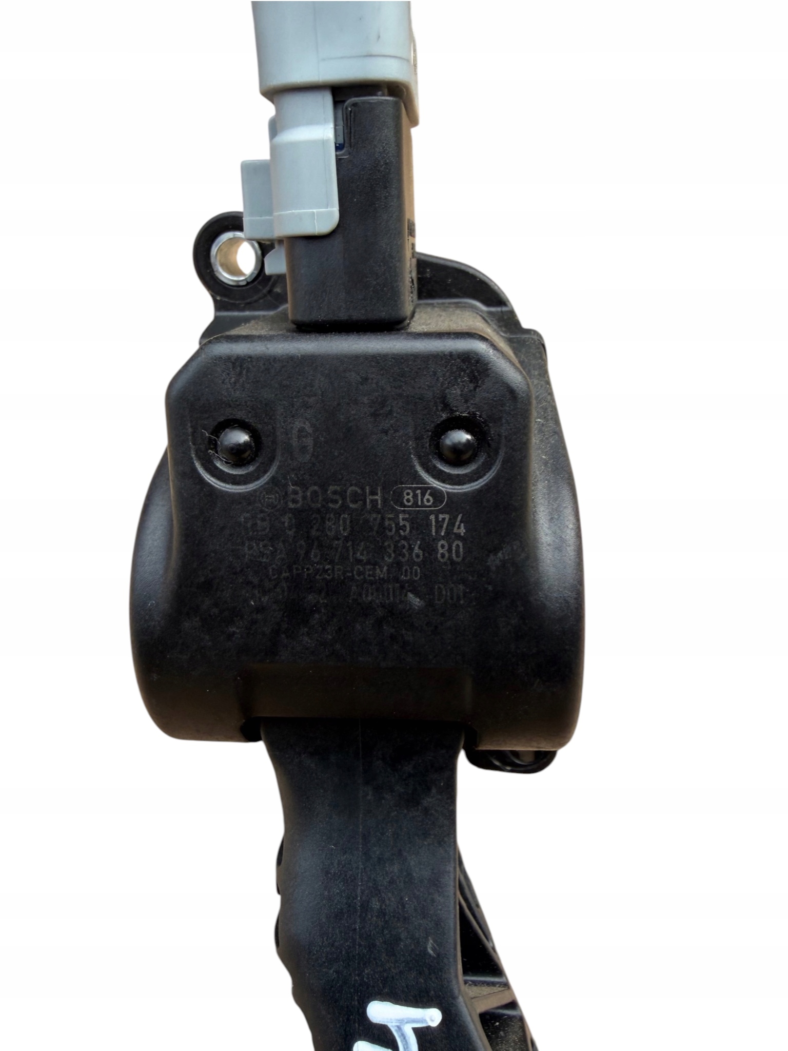 potentiometer accelerator pedal PEUGEOT 207 9671433680