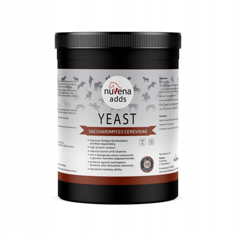 Drożdże paszowe dla koni Nuvena Yeast 700g