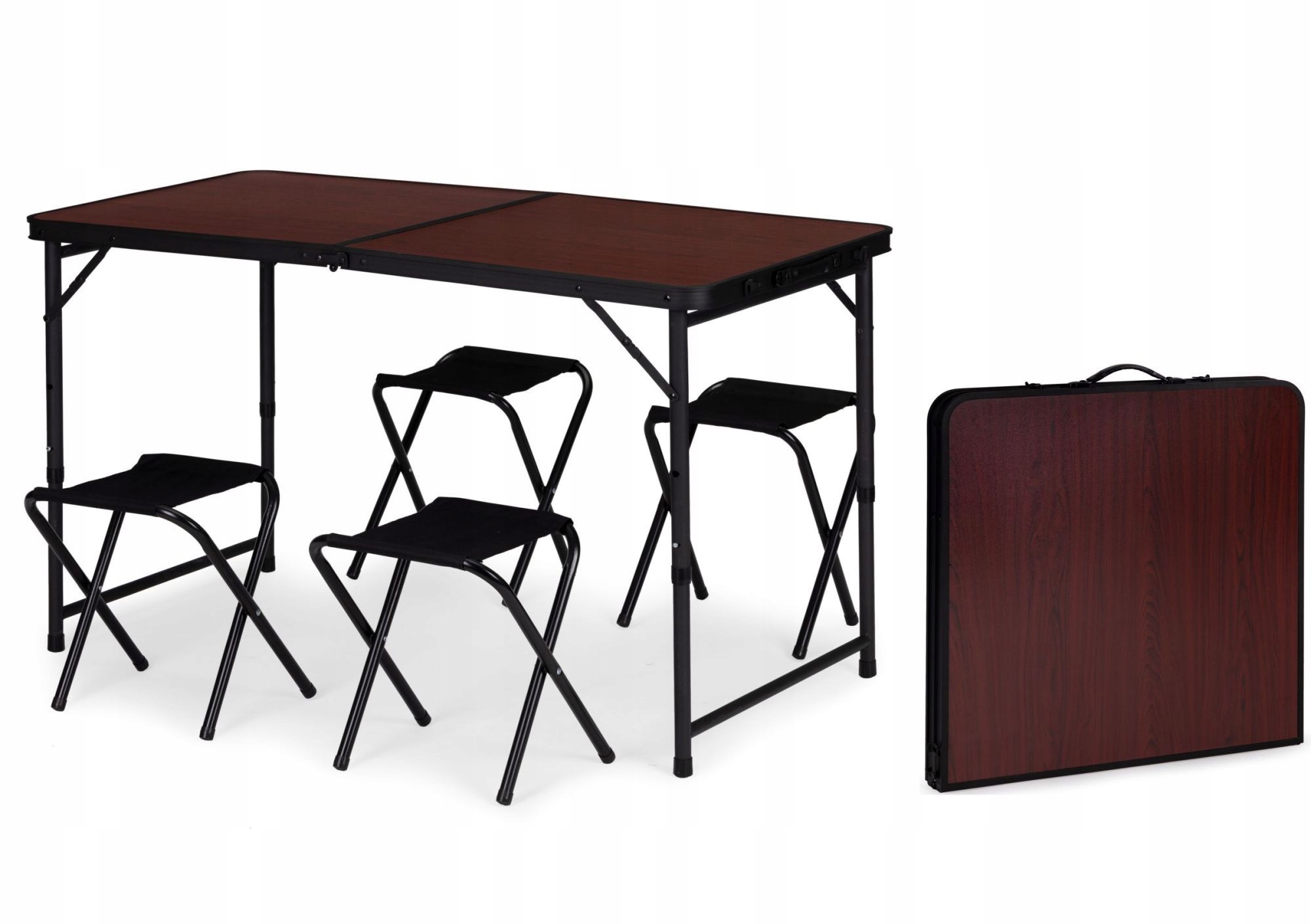 Turistický skládací stůl zahradní kufr s držadlem pro přenášení