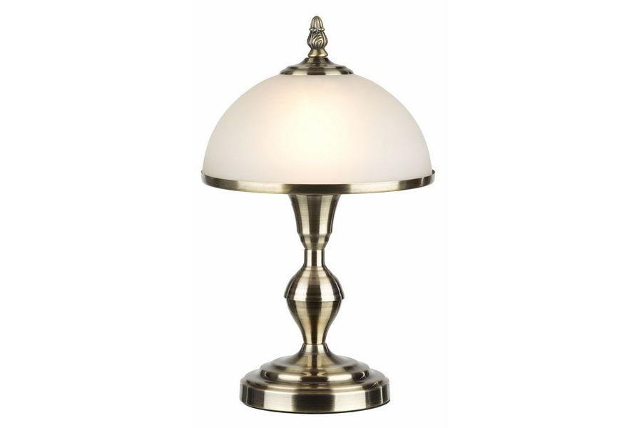 Zlatá elegantní stolní lampa Lindgard, klasická kancelářská kancelář