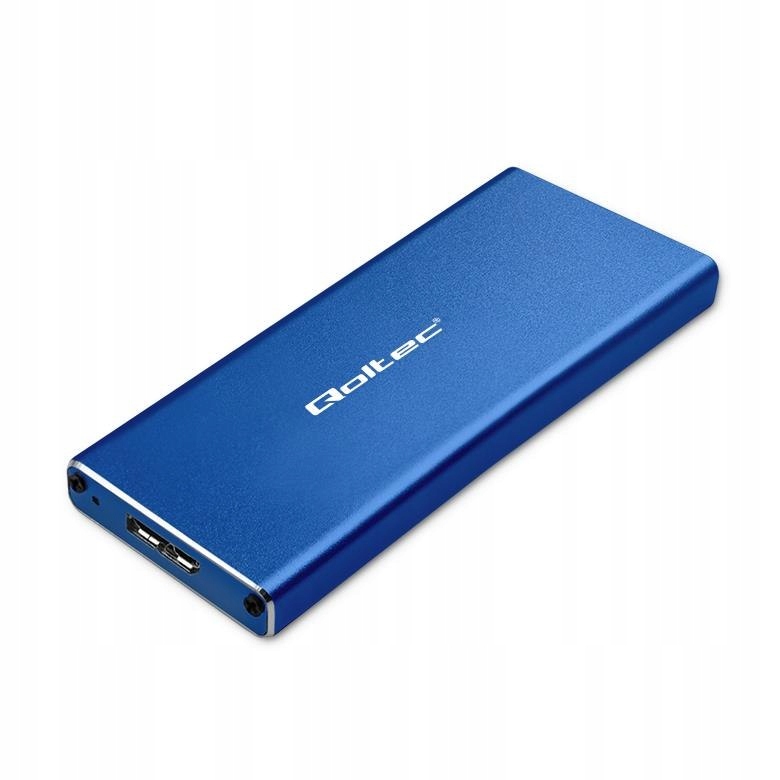 Obudowa/kieszeń Qoltec na dysk M.2 Ssd Sata Ngff Usb 3.0 spee