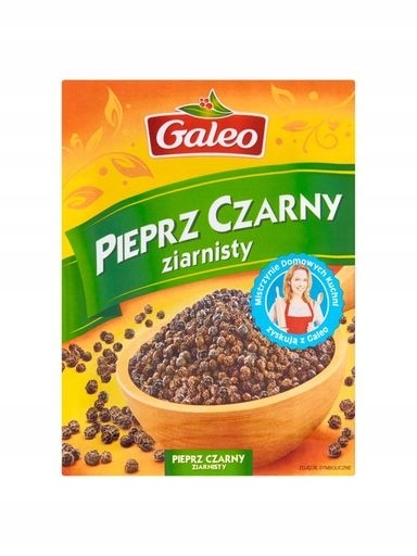 Levně 17 x Galeo Pepř černý zrnitý 15 g
