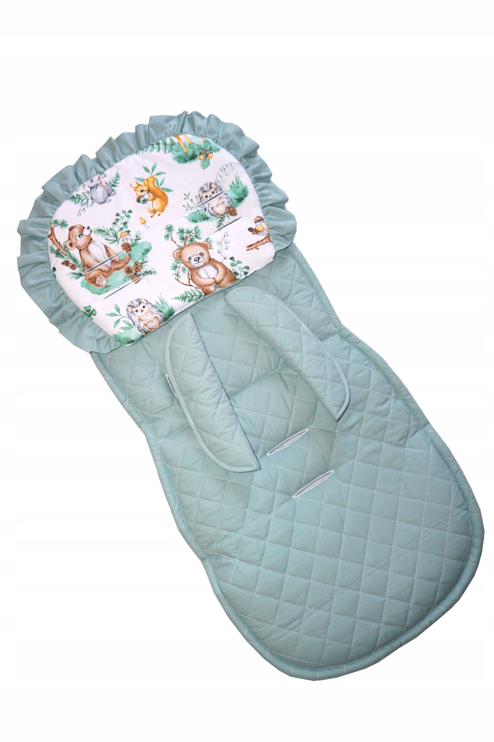 WKŁADKA DO SPACERÓWKI PIKOWANA Z PODUSZKĄ I PASAMI Marka EMA