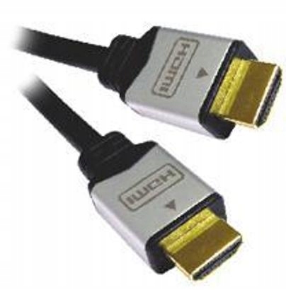 Kabel Premiumcord Hdmi A Hdmi A M/M 5m ze złączami Hq, pozłacanymi i meta