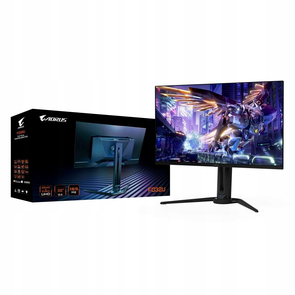 Gigabyte LCD 32" Gaming monitor Aorus FO32U, Oled, 3840 x 2160 Uhd, …