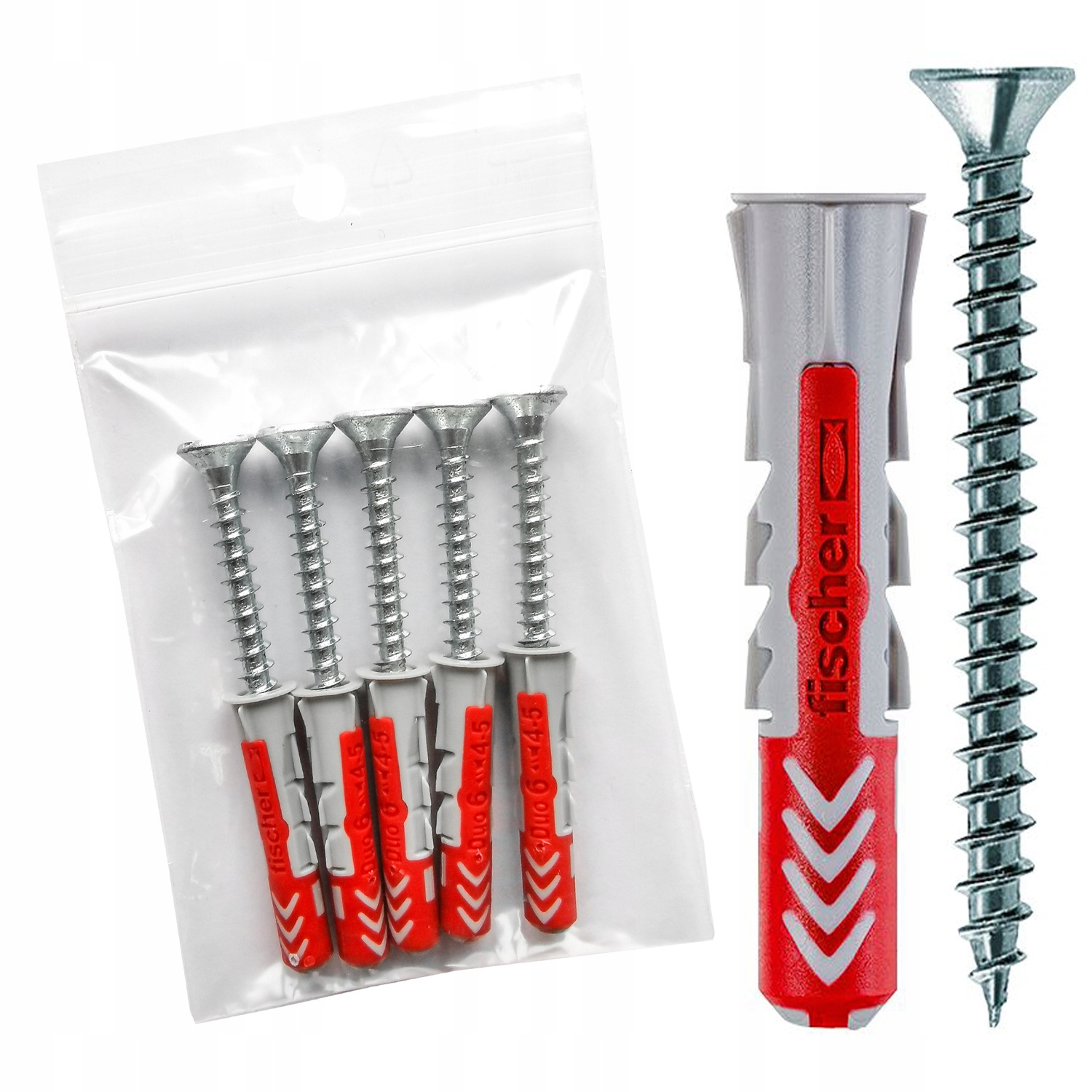 

Fischer Kołki Duopower Kołek 6 x 30 S wkręt 5szt