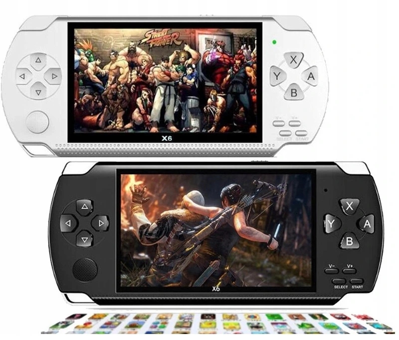 PRZENOŚNA KONSOLA DO GIER X6 8G GAMEBOY PSP GRATIS Model x6