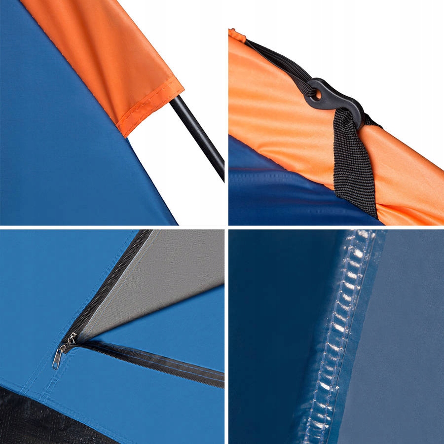 Namiot Kempingowy Turystyczny Wodoodporny Filtr UV + Pokrowiec Lekki Wodoodporność podłogi 3000 mm