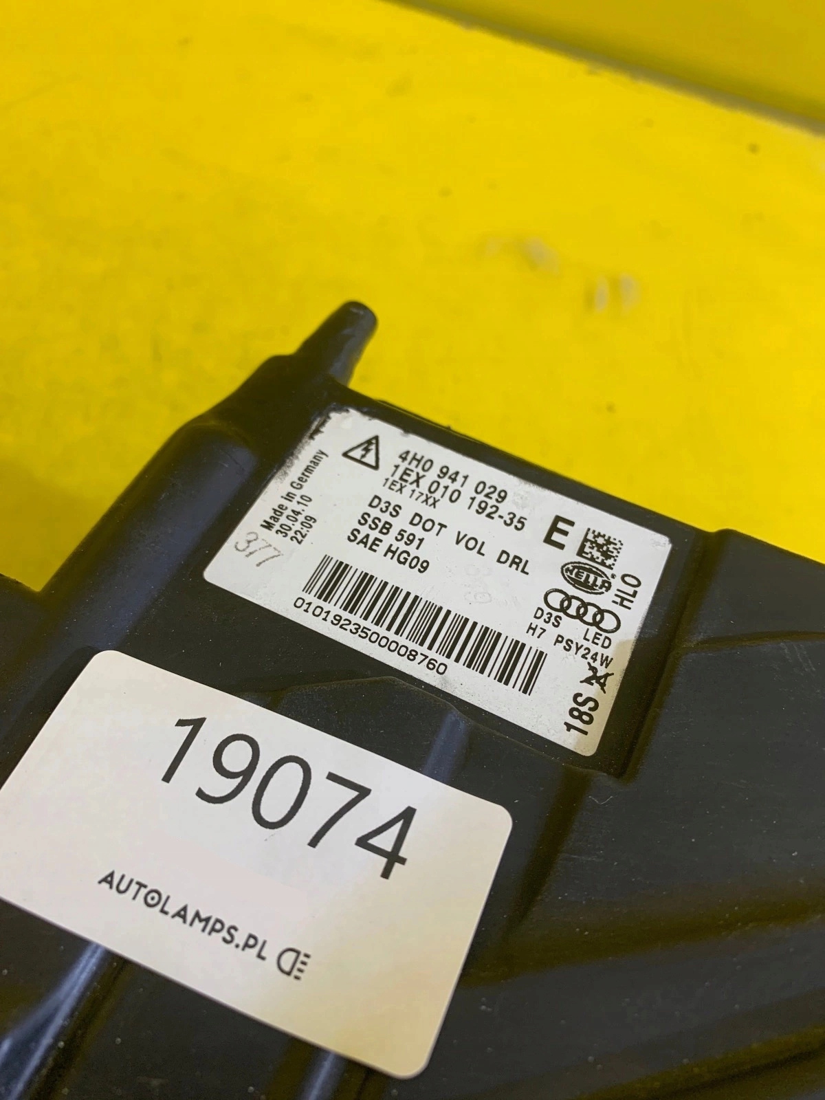 light left AUDI A8 D4 XENON LED USA 4H0941029
