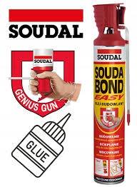 Pianoklej do styropianu uniwersalny klej budowlany SOUDA BOND SOUDAL