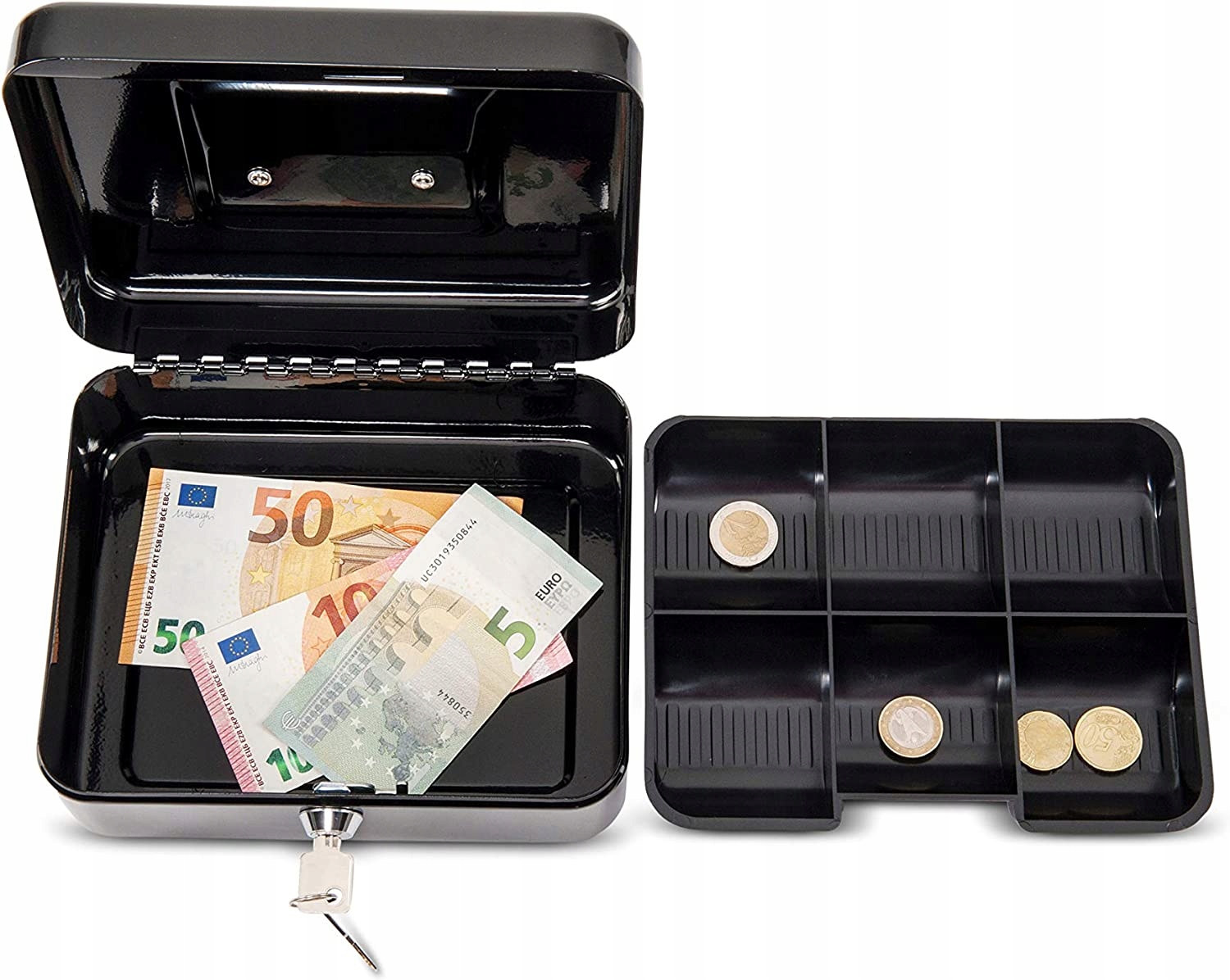 KASETKA METALOWA NA PIENIĄDZE SEJF KLUCZ DOKUMENTY Kod producenta 01441_CZ