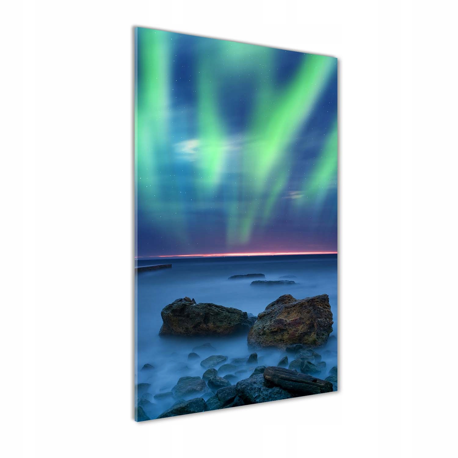 

Foto obraz szkło hartowane Zorza polarna 50x100 cm
